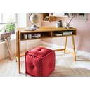 Kinder Schreibtisch höhenverstellbar 126 x 60 cm, laufenfarbig