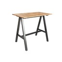 Bar-Bistrotisch Castle 120cm Wildeiche natur im Industrial Style 120 x 70 x 105 cm