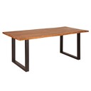 Esstisch Mammut U-Beine 35mm Akazienholz 160 x 90 x 76 cm