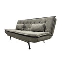 Schlafsofa Jazz 3-Sitzer 195 cm, Mikrofaser taupe