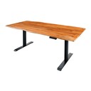 Schreibtischplatte Mammut aus Akazienholz ohne Beine 160 x 80 x 2,5 cm