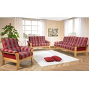 Sichtholzgarnitur Lappland Sofa 2-Sitzer