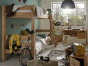 TOBYKIDS Etagenbett Massivholz für Kinder 210 x 169 x 135 cm, Buche Bio geölt