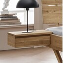 TPT Faaborg-Hängenachtkonsole 2 B48 x T 33 x H16 cm, Links, Wildeiche