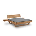 TPT Faaborg Massivholzbett 4 - Kernbuche/Wildeiche 140 x 200 cm, Wildeiche