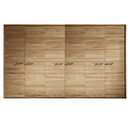 Holstebro Kleiderschrank Wildeiche Massivholz | TPT Möbel 6-türig, 370,2 x 60,4 x 218,5 cm
