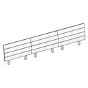 La Familia - Das Familienbett extra breit, Wildeiche Kopfteil 270 cm