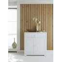 Kommode Vita 2 Türen, 1 Schublade, Kiefer Massiv 100 x 43 x 104 cm, weiß