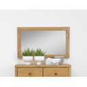 Spiegel Kiefer Massivholz Vita 100 x 2,5 x 60 cm, gelaugt