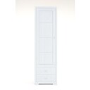 Wohnglücklich Vitrine II Vita aus massiver Kiefer 59 x 204 x 43 cm, weiß
